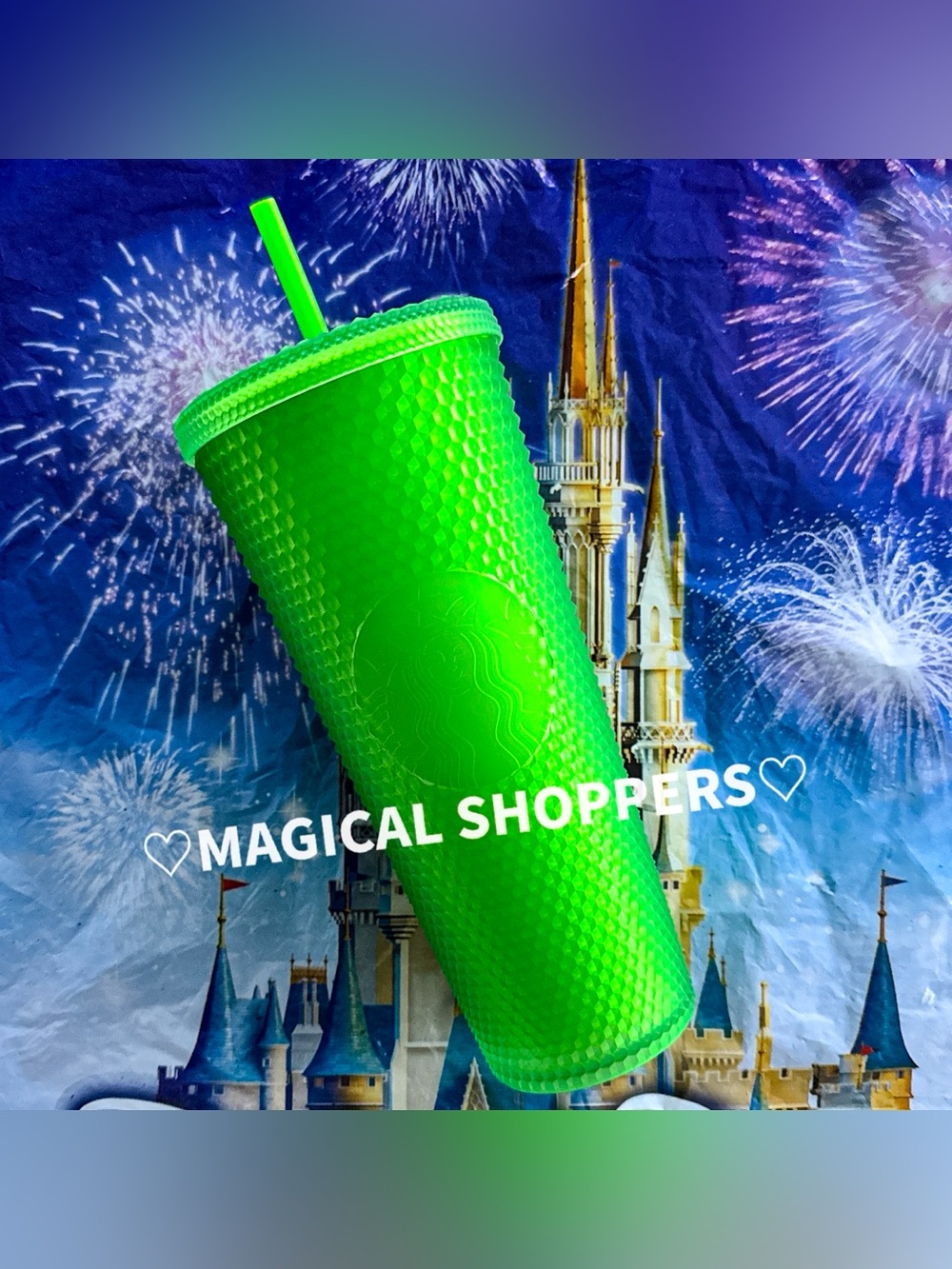 NWT Disney Parks Walt Disney World Mickey Mouse Starbucks Cold Cup Tumbler 24oz - Picture 2 of 7